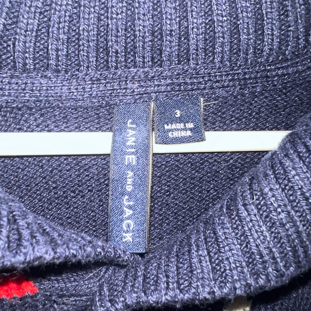 Janie and Jack Nautical Toddler Sweater - Picture 3 of 3